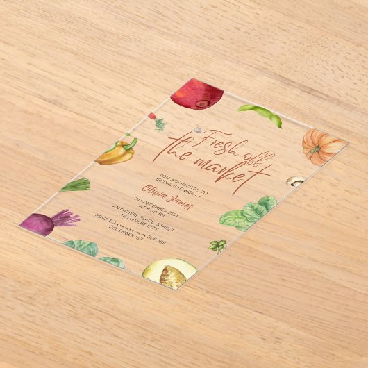 Brautparty frisch acryleinladungen (Ablage )