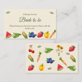 Brautparty frisch begleitkarte