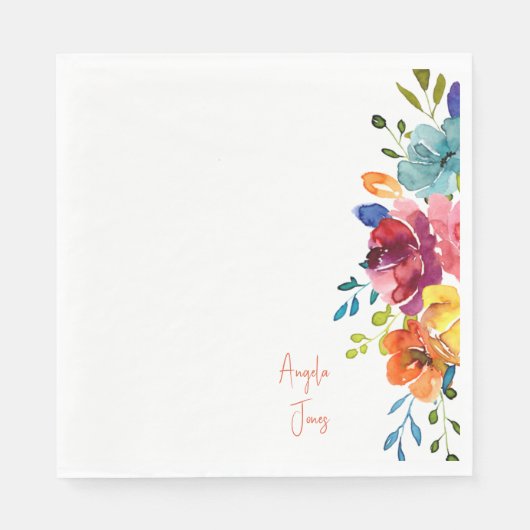 Brautparty Frische Pasta machen Serviette (Vorderseite)