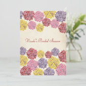 Brautparty-Frühlings-Blumen-Garten-Einladung Einladung (Stehend Vorderseite)