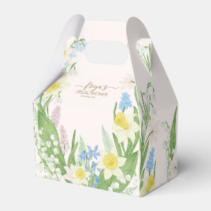 Brautparty Frühlingsblüte Geschenkschachtel