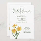 Brautparty | Frühlingsdämme Einladung (Vorne/Hinten)