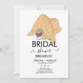 Brautparty Frühstück Waffeln Brunch Einladung (Vorderseite)