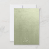 Brautparty für Aquarellbilder Grün ID786 Einladung (Rückseite)