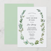 Brautparty für Aquarellbilder nach Mail Einladung (Vorne/Hinten)