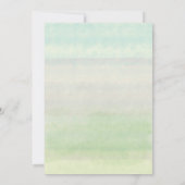 Brautparty für Aquarellbilder und Blumenrahmen Einladung (Rückseite)