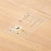 Brautparty für Aquarellfarben Acryleinladungen (Ablage )