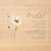 Brautparty für Aquarellfarben Acryleinladungen (Vorderseite)