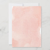 Brautparty für Aquarellfarben Einladung (Rückseite)