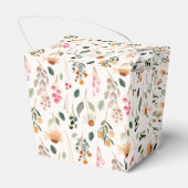 Brautparty für Aquarellfarben Geschenkschachtel (Rückseite)