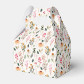 Brautparty für Aquarellfarben Geschenkschachtel (Rückseite)