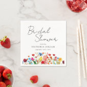 Brautparty für Aquarellfarben Serviette (Beispiel)