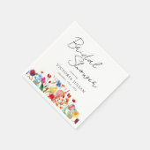 Brautparty für Aquarellfarben Serviette (Ecke)