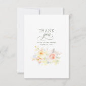 Brautparty für Aquarellfarben Vielen Dank Dankeskarte (Vorderseite)