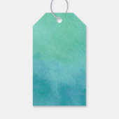 Brautparty für Aquarellkalligraphie Geschenkanhänger (Rückseite)