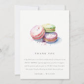 Brautparty für Bäckereien Dankeskarte (Vorderseite)