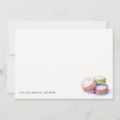 Brautparty für Bäckereien Mitteilungskarte (Vorderseite)