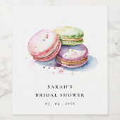 Brautparty für Bäckereien Weinetikett (Einzelnes Label)