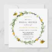 Brautparty für Bienen Einladung (Vorderseite)