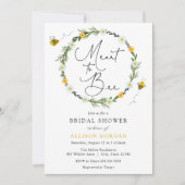 Brautparty für Bienen Einladung (Vorderseite)