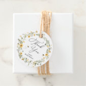 Brautparty für Bienen und Wildblumen Geschenkanhänger (Beispiel)