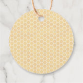 Brautparty für Bienen und Wildblumen Geschenkanhänger (Rückseite)