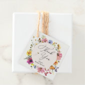 Brautparty für Bienen und Wildblumen Geschenkanhänger (Beispiel)