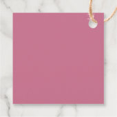 Brautparty für Bienen und Wildblumen Geschenkanhänger (Rückseite)