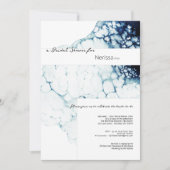 Brautparty für blaues Schiff Einladung (Vorderseite)