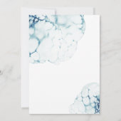 Brautparty für blaues Schiff Einladung (Rückseite)