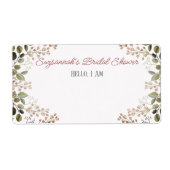 Brautparty für Blumenbezeichnungen (Vorne)