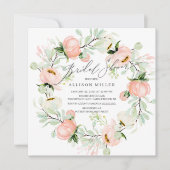 Brautparty für Blumendärme Einladung (Vorderseite)