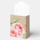 Brautparty für Blumenmuster mit Aquarellfarben Geschenkschachtel (Geöffnet)