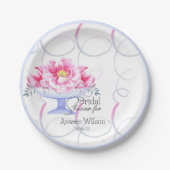 Brautparty für Blumenmuster Teller (Vorderseite)