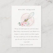 Brautparty für Blumenzwiebeln Begleitkarte (Vorderseite)