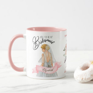 Brautparty für Bridesmaid mit eigener Marke Tasse