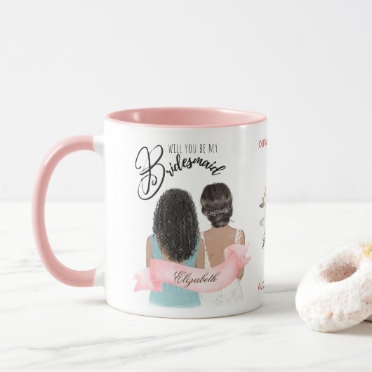 Brautparty für Bridesmaid mit eigener Marke Tasse (Mit Donut)