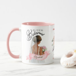 Brautparty für Bridesmaid mit eigener Marke Tasse