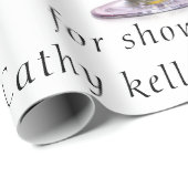 Brautparty für Bubbly und Brunch mit eigener Marke Geschenkpapier (Rolleneckpunkt)