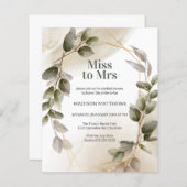 Brautparty für das blaue grüne Gold (Vorne/Hinten)