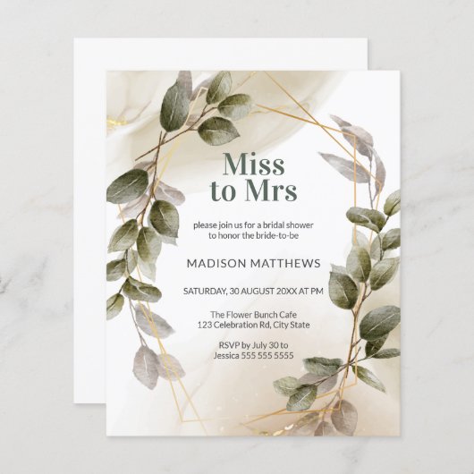 Brautparty für das blaue grüne Gold (Vorne/Hinten)