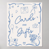 Brautparty für das illustrierte Zeichen nach hinte Poster (Vorne)