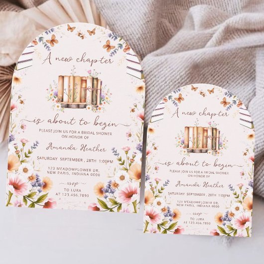 Brautparty für das neue Bibliothekskapitel beginnt Einladung