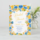 Brautparty für das Skript "Blume in Helland" Einladung (Stehend Vorderseite)