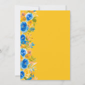 Brautparty für das Skript "Blume in Helland" Einladung (Rückseite)