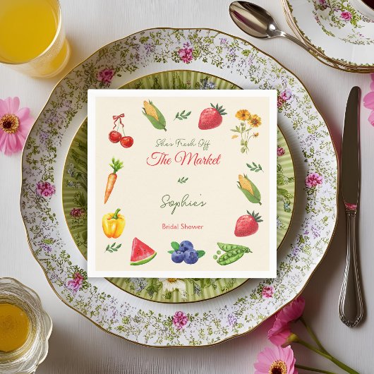 Brautparty für den Bauer Serviette