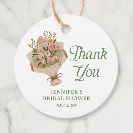 Brautparty für den Bauernmarkt Geschenkanhänger (Vorderseite)