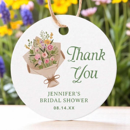 Brautparty für den Bauernmarkt Geschenkanhänger