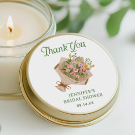 Brautparty für den Bauernmarkt Runder Aufkleber