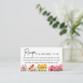 Brautparty für den Blumenladen Begleitkarte (Stehend Vorderseite)